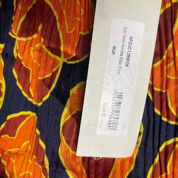 Never Fully Dressed Henrietta NWT Square Neck Sleeveless Tiered Midaxi Dress - Picture 5 of 12